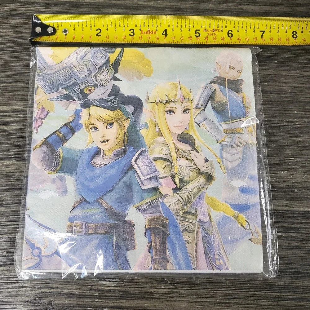 Legends Of Zelda & Link Paper Party Napkins, 9 Piece - Double Sided Print